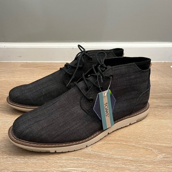 Men’s TOMS Navi Boot size 13 - Picture 1 of 3